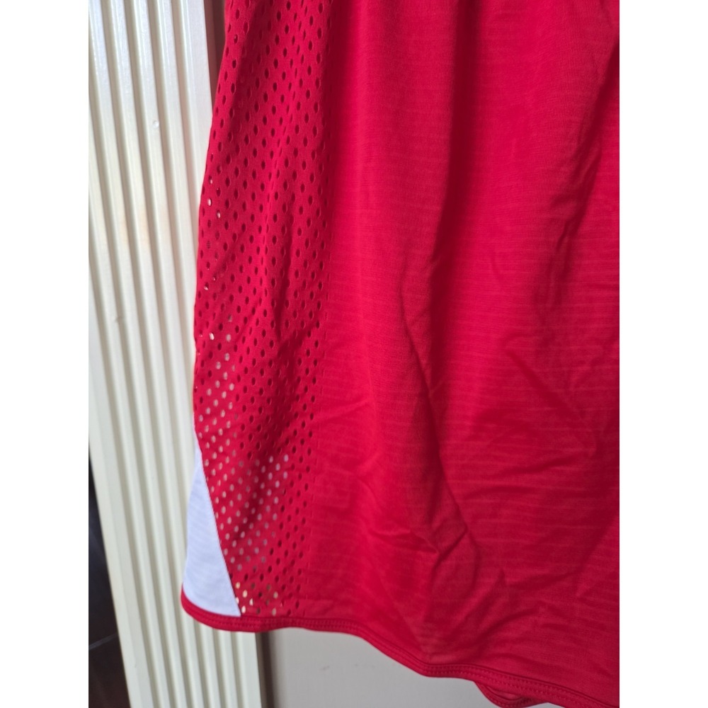 Vintage Nike Basketball Shorts Nike Team Shorts Red White Mesh Sides Mens XL - Picture 7 of 16